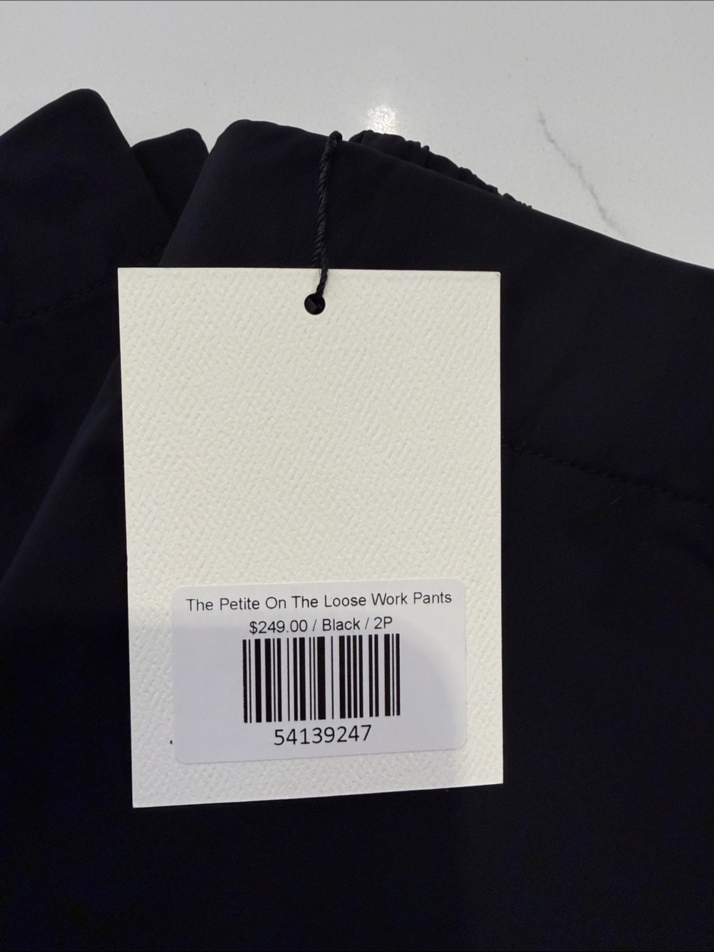 NWT Ruti On The Loose Work Pants Black 2P Barrel Leg - Picture 4 of 4
